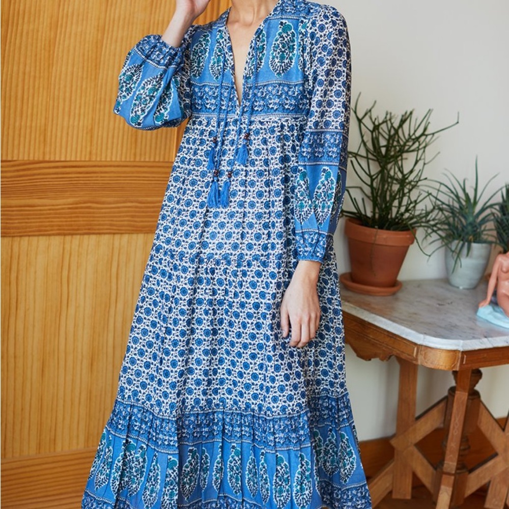 Emerson Fry India Collection Midi Dress